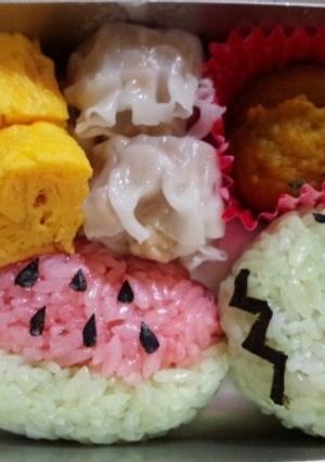 キャラ弁☆夏！！すいか-レシピのメイン写真