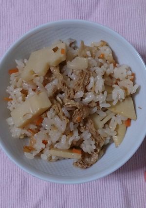 たけのこの炊き込みご飯-レシピのメイン写真