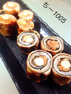 韓国風⁈豚ロースキムチーズ巻き*おつまみ-レシピのメイン写真