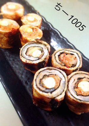 韓国風⁈豚ロースキムチーズ巻き＊おつまみ-レシピのメイン写真