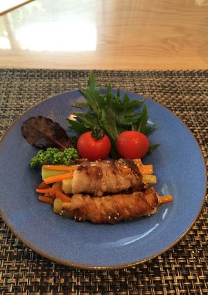 ズッキーニと人参の豚肉巻き-レシピのメイン写真