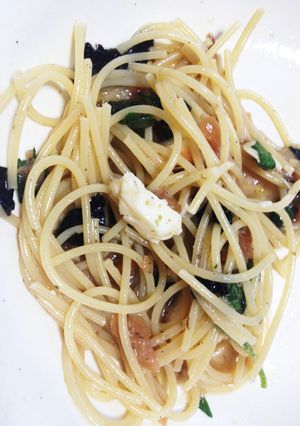 簡単!大葉メインの和風パスタ‼-レシピのメイン写真