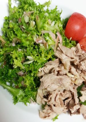 主菜にもなる香りよい豚肉サラダ！-レシピのメイン写真
