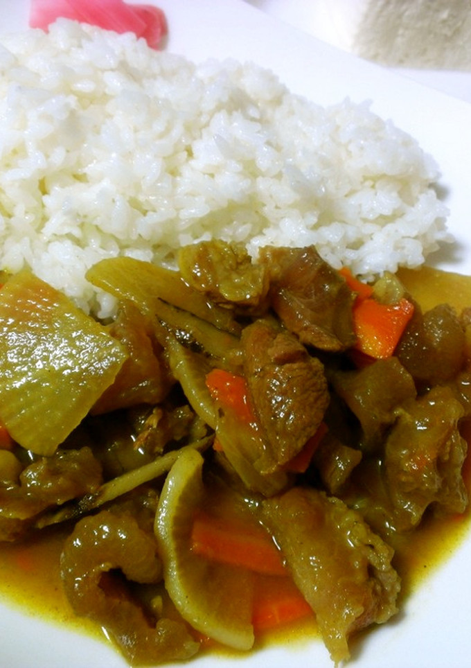 牛すじと根菜の和風カレー-レシピのメイン写真