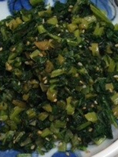 母の味、大根葉炒め-レシピのメイン写真