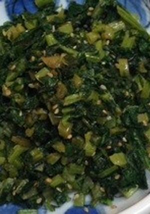 母の味、大根葉炒め-レシピのメイン写真