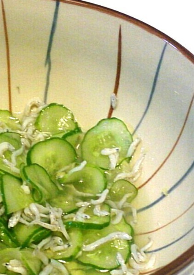 簡単 きゅうりとしらすの酢の物♪-レシピのメイン写真