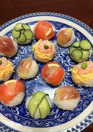 手毬ずし-レシピのメイン写真