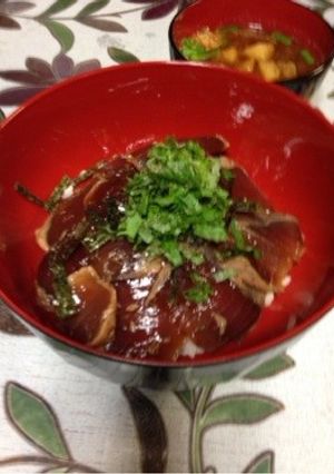 簡単、美味い！かつお丼-レシピのメイン写真
