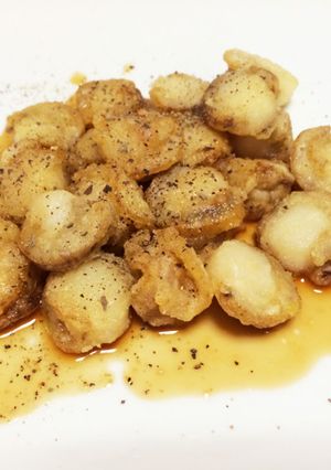 ベビーホタテのフリット＊お酢ソースで＊-レシピのメイン写真