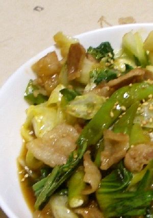 チンゲン菜の炒め物-レシピのメイン写真