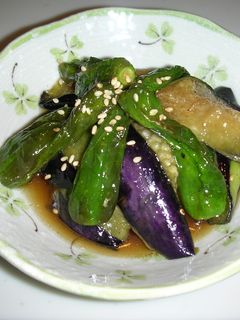 茄子としし唐のさっぱり煮浸し-レシピのメイン写真