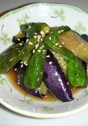 茄子としし唐のさっぱり煮浸し-レシピのメイン写真