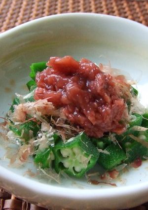 さっぱりおいしい★オクラの梅肉和え-レシピのメイン写真