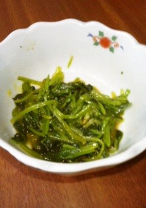 麺つゆで簡単ホウレン草和え-レシピのメイン写真