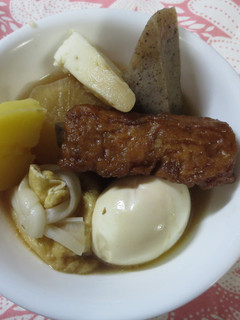 簡単♪圧力鍋で手作りの餅巾着のおでん♪-レシピのメイン写真