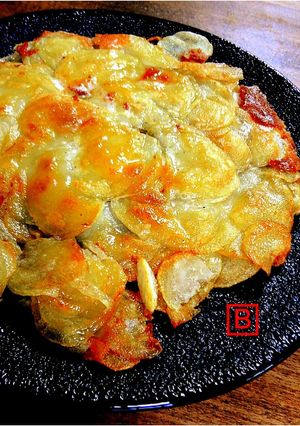♡スライスポテトのカリカリチーズ焼き♡-レシピのメイン写真
