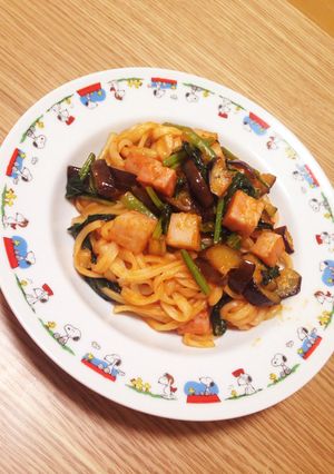 冷凍うどんのナポリタン-レシピのメイン写真