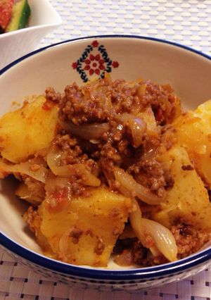 じゃがいもとひき肉のトマト煮込み-レシピのメイン写真