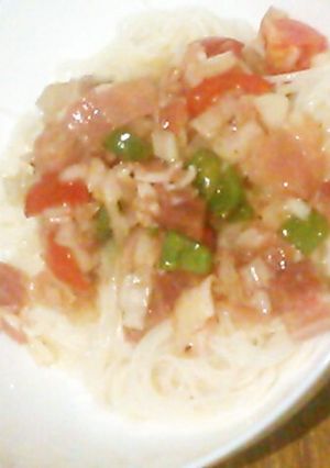 そうめんdeイタリアン-レシピのメイン写真