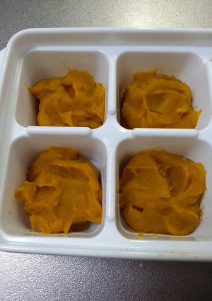 離乳食★レンジで★カボチャペースト-レシピのメイン写真
