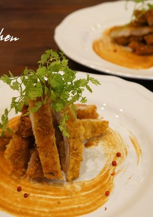 おしゃれに☆とんかつ-レシピのメイン写真
