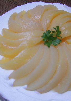 さわやか☆桃のデコレーションケーキ-レシピのメイン写真