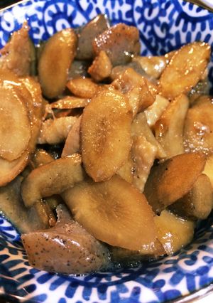 家計に優しい鶏の皮の煮物-レシピのメイン写真