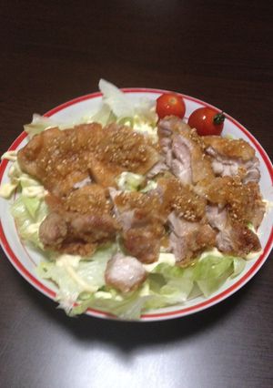 ネギ嫌いが作った油淋鶏-レシピのメイン写真