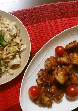 やみつき米粉のとり唐♪いっきにおかず２品-レシピのメイン写真
