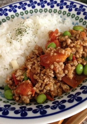 枝豆トマトのうまうまカレー-レシピのメイン写真
