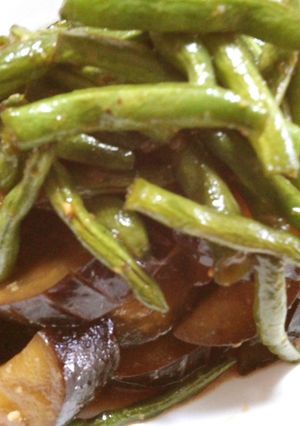 いんげんと茄子の揚げ煮-レシピのメイン写真