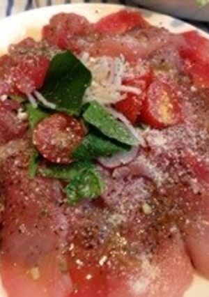 よこわのカルパッチョ-レシピのメイン写真