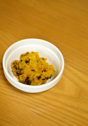 離乳食*後期~『プルーン入り南瓜サラダ』-レシピのメイン写真