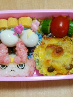 キャラ弁 しゅらコマ(妖怪ウォッチ)-レシピのメイン写真