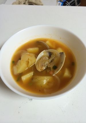 簡単あさりのミネストローネスープ-レシピのメイン写真