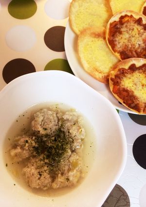 トロフワ☆オクラ肉団子スープ☆離乳食☆-レシピのメイン写真