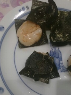 我が家のホタテの磯辺焼き-レシピのメイン写真