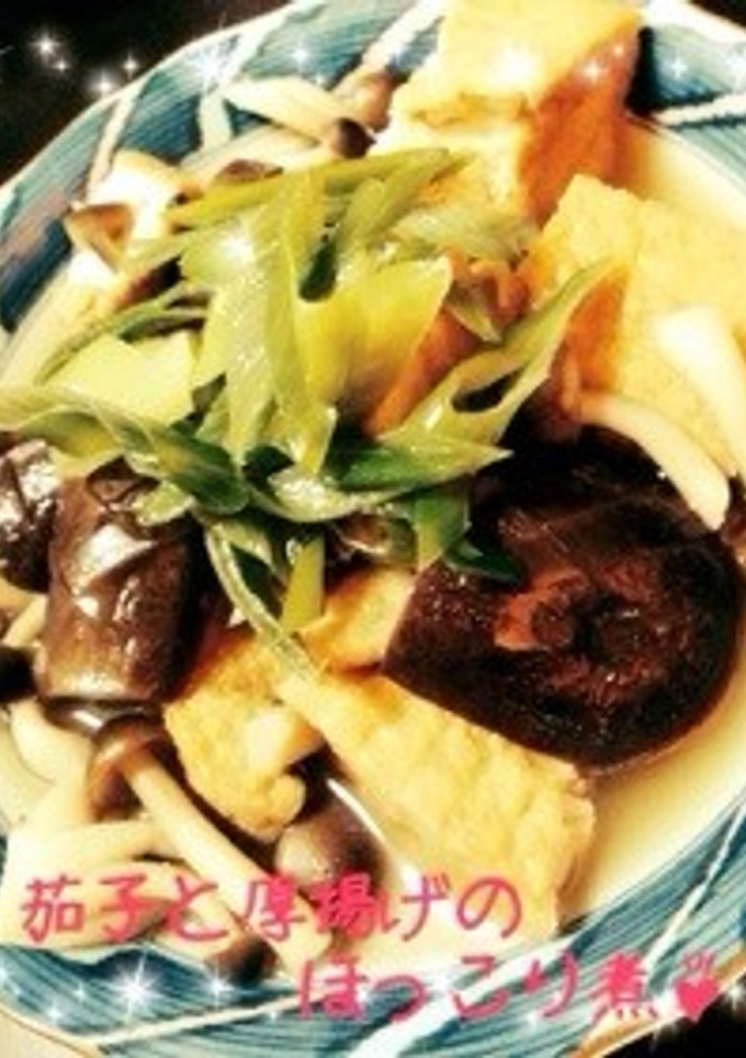 簡単おかず❀茄子と厚揚げのほっこり煮❀-レシピのメイン写真