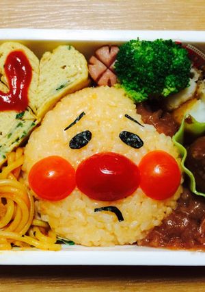 キャラ弁?食べられちゃったアソパソマソ-レシピのメイン写真