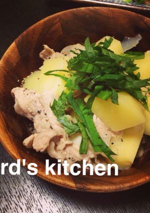 塩にんにく味の肉じゃが!-レシピのメイン写真