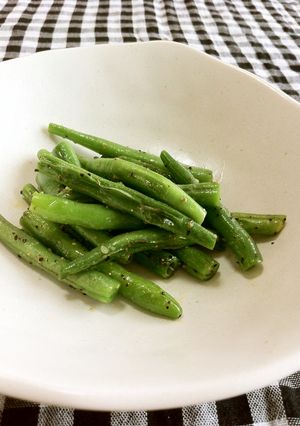 インゲン豆のバター炒め-レシピのメイン写真
