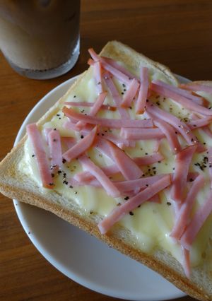 学食のハムトースト-レシピのメイン写真