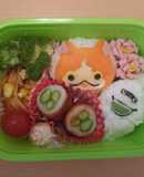 ジバニャンとウイスパーキャラ弁