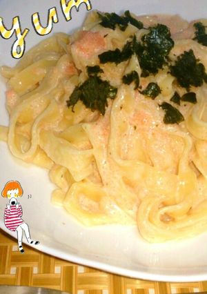 簡単(◎o◎)たらこクリームパスタ-レシピのメイン写真