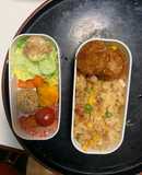 レンジ中華風梅トマトシーフード炒飯弁当