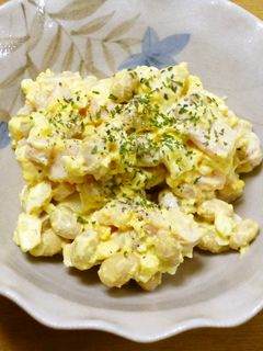 大豆とゆで卵のサラダ-レシピのメイン写真