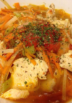 皮皮胸トマト-レシピのメイン写真