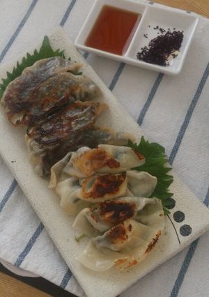大葉＆ひじき＆チーズの餃子-レシピのメイン写真