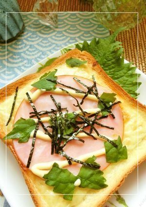 わさび香る❀ハムチーズさっぱり和トースト-レシピのメイン写真